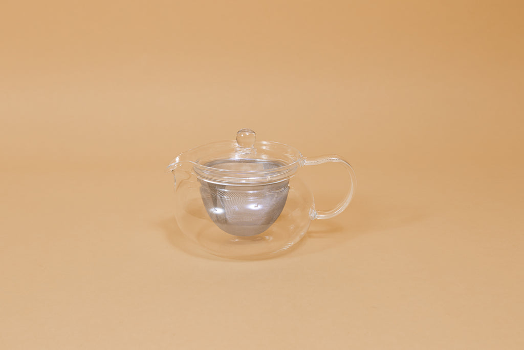 Mini Clear Glass Tea Cups Set of 2 - Small Glass Tea Cups with Handle